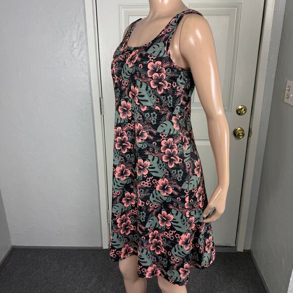 Columbia Women's Dress PFG Freezer III M Travel Tropical Floral Hawaiian E4-29 - Picture 3 of 7
